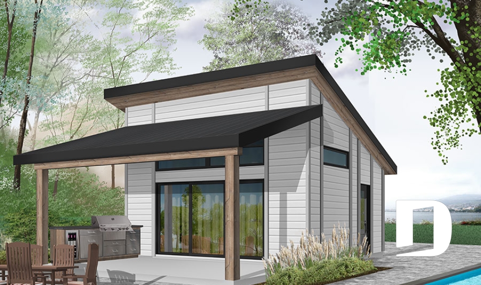 Vue avant - MODÈLE DE BASE -  - Cabana 2