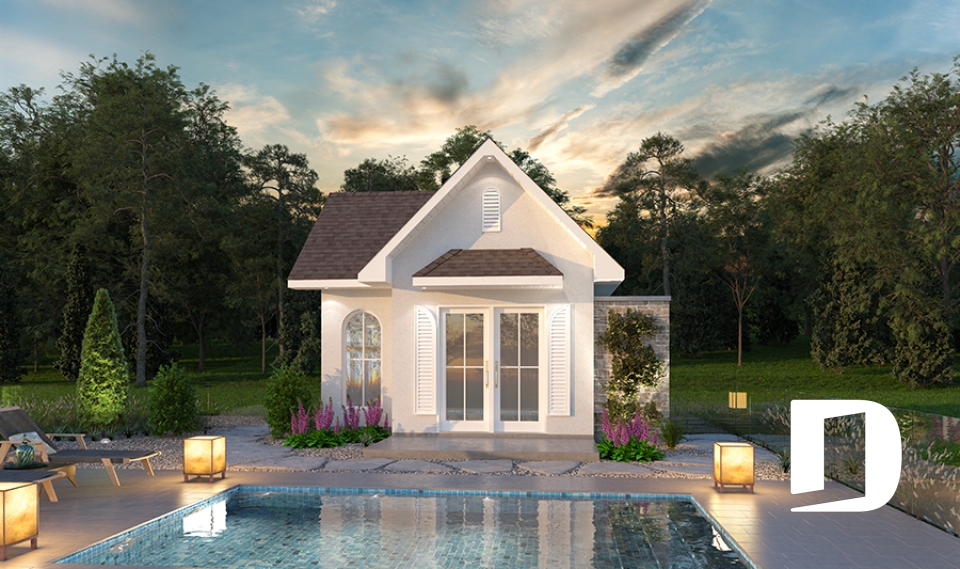 Vue avant - MODÈLE DE BASE -  - Hacienda