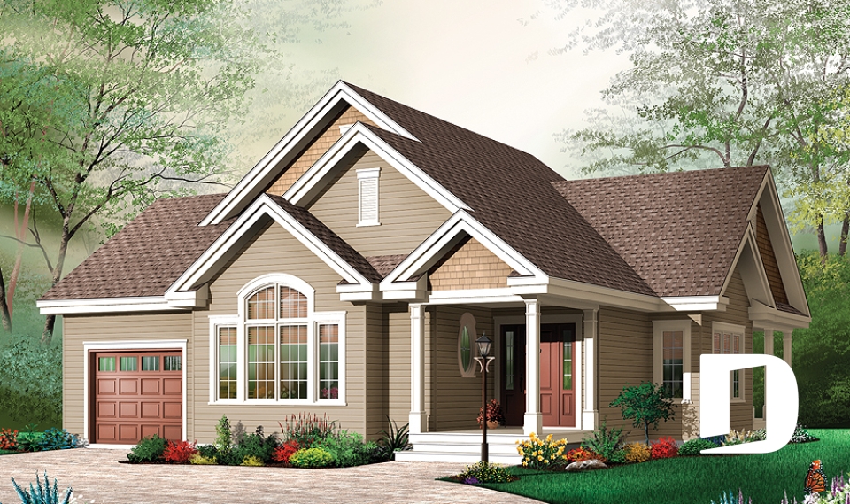 Vue avant - MODÈLE DE BASE -  - La Romaine