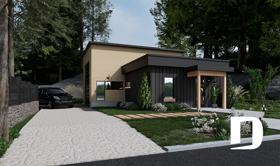 Version couleur no. 1 - Vue avant -  - Halte