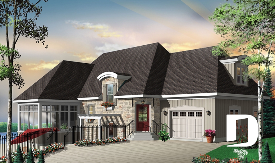 Vue avant - MODÈLE DE BASE -  - Danville