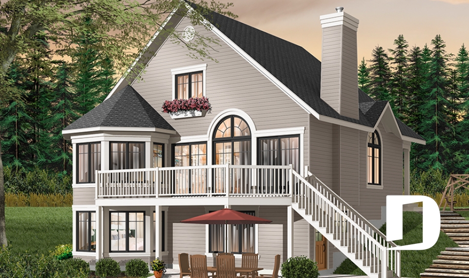 Vue arrière - MODÈLE DE BASE -  - Rosemont 2