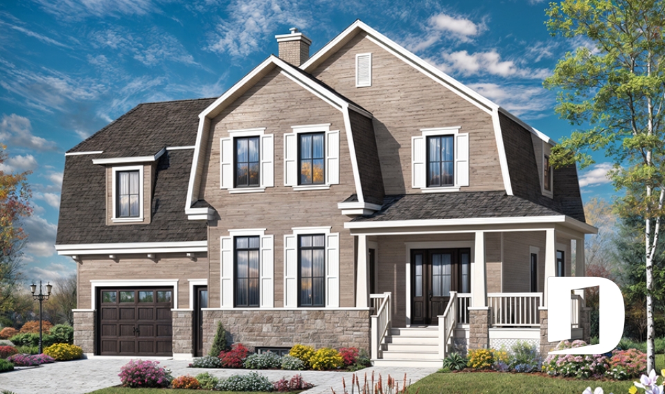 Vue avant - MODÈLE DE BASE -  - La Villa