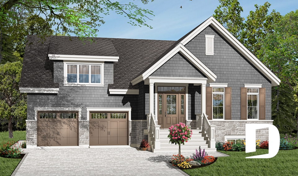 Vue avant - MODÈLE DE BASE -  - Le trèfle 