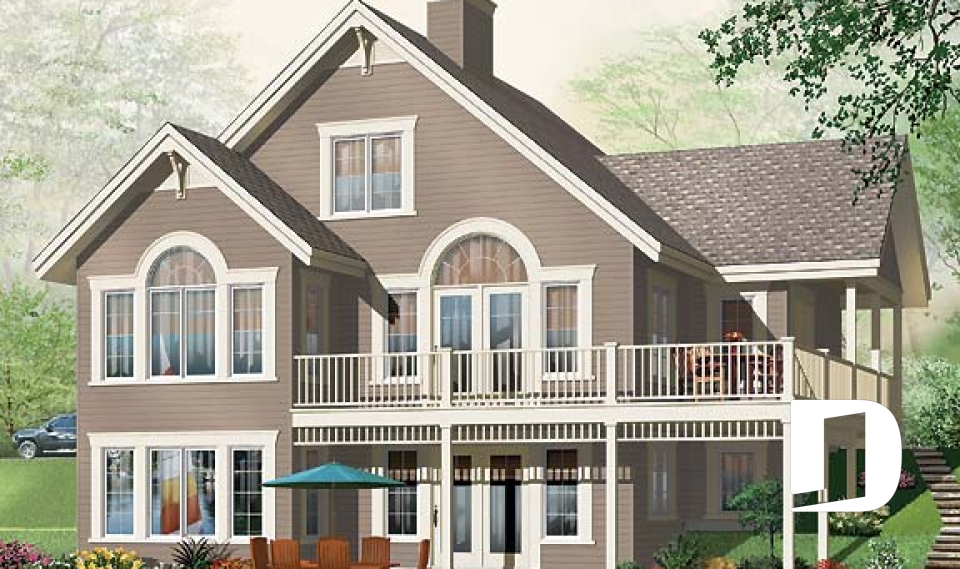 Vue arrière - MODÈLE DE BASE -  - Chèvrefeuille 