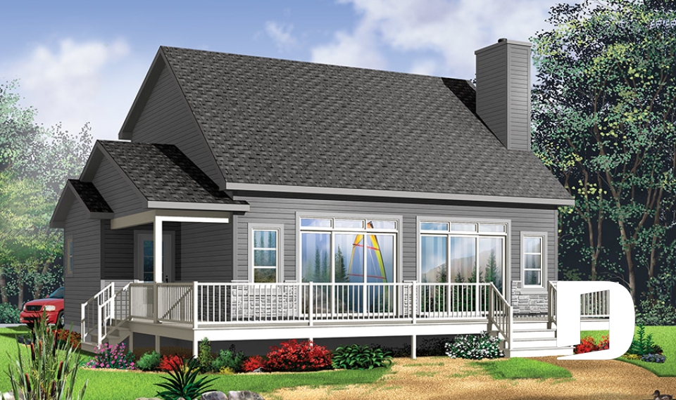 Vue arrière - MODÈLE DE BASE -  - Montaigne