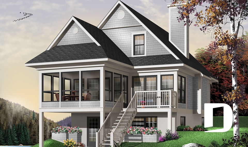 Version couleur no. 5 - Vue arrière -  - La Villa Bella