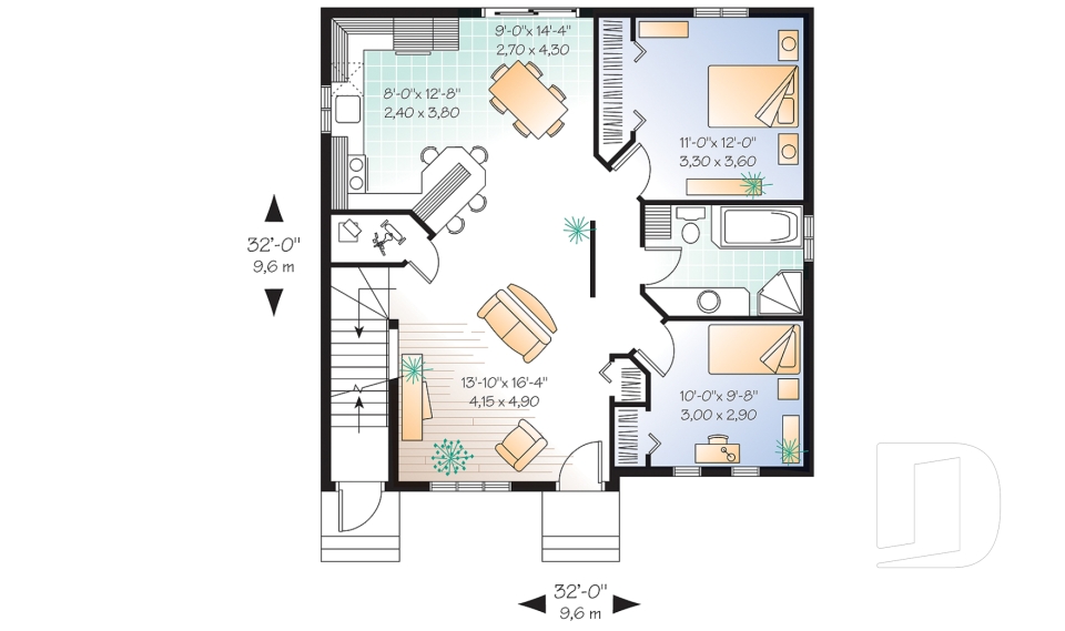 Rez-de-chaussée -  - Abbot