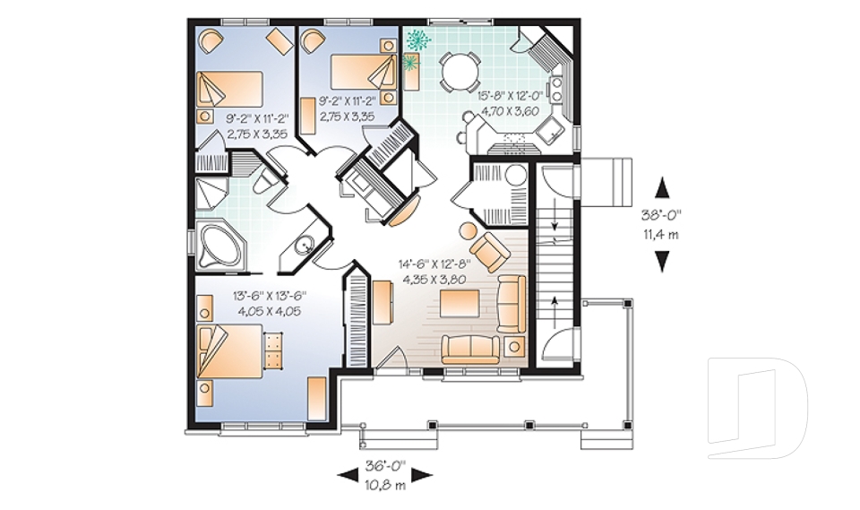 Rez-de-chaussée -  - Fairfield 2