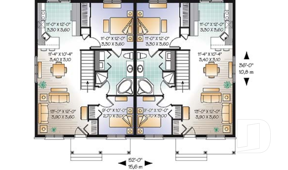 Rez-de-chaussée -  - Desrosiers