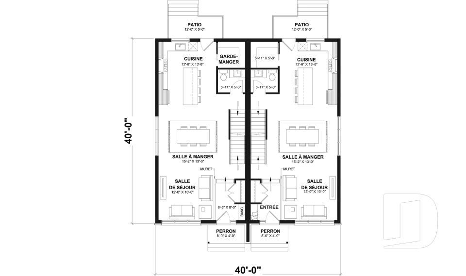 Rez-de-chaussée -  - Mallory 3