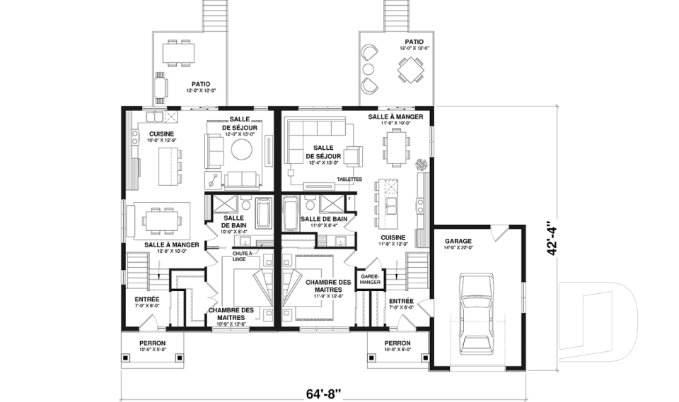 Rez-de-chaussée -  - Albert 2