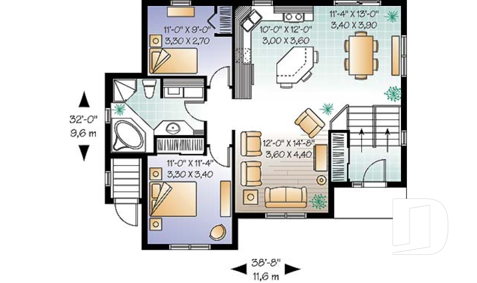 Rez-de-chaussée -  - Hautbois 5