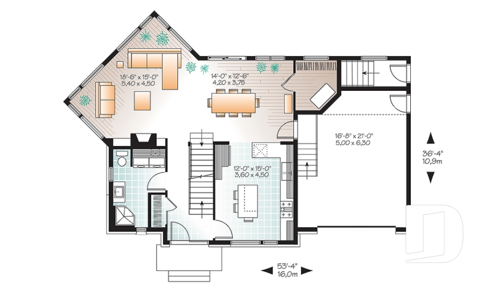 Rez-de-chaussée -  - Adèle 2