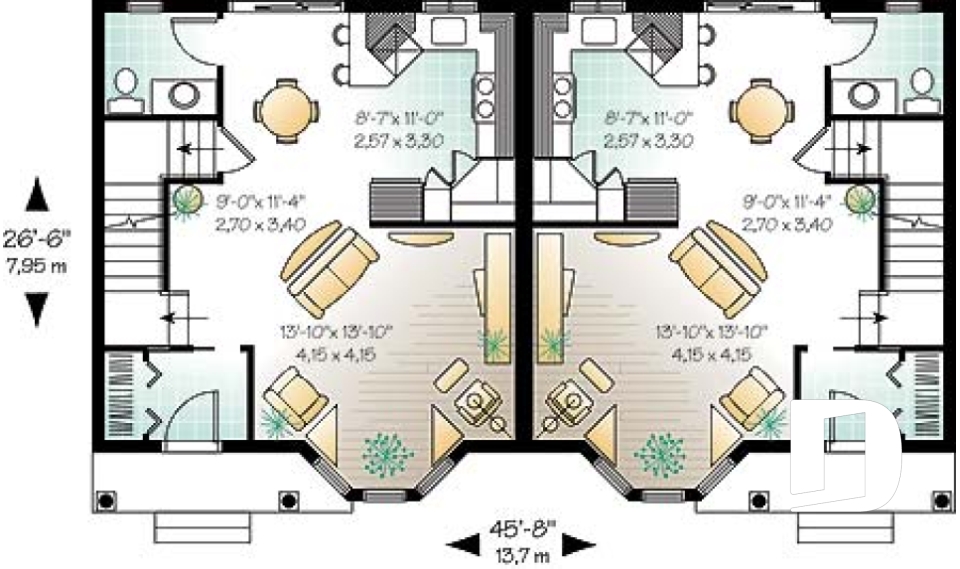 Rez-de-chaussée -  - Rosalie