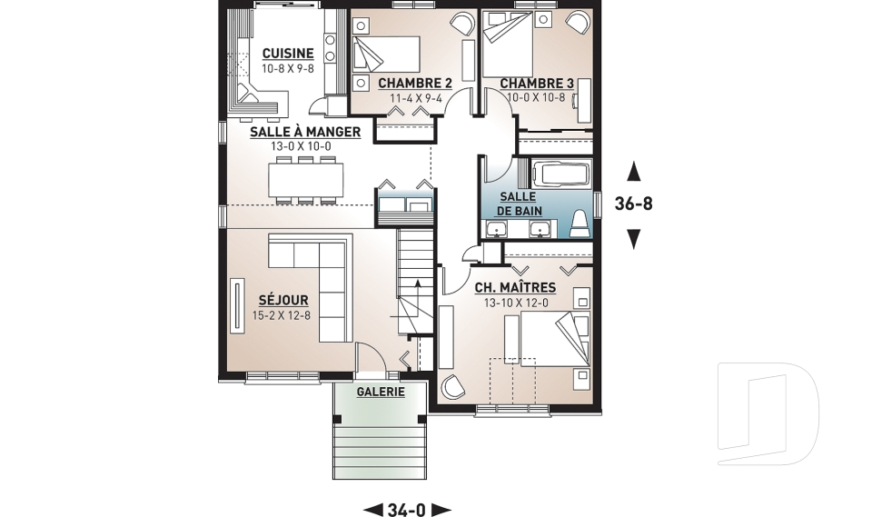 Rez-de-chaussée -  - Charbonnier