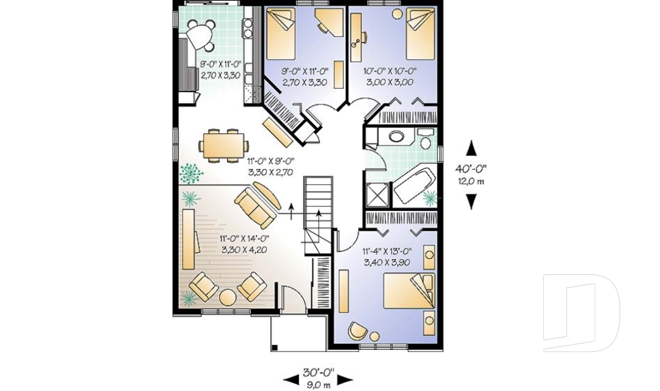 Rez-de-chaussée -  - Marcillac