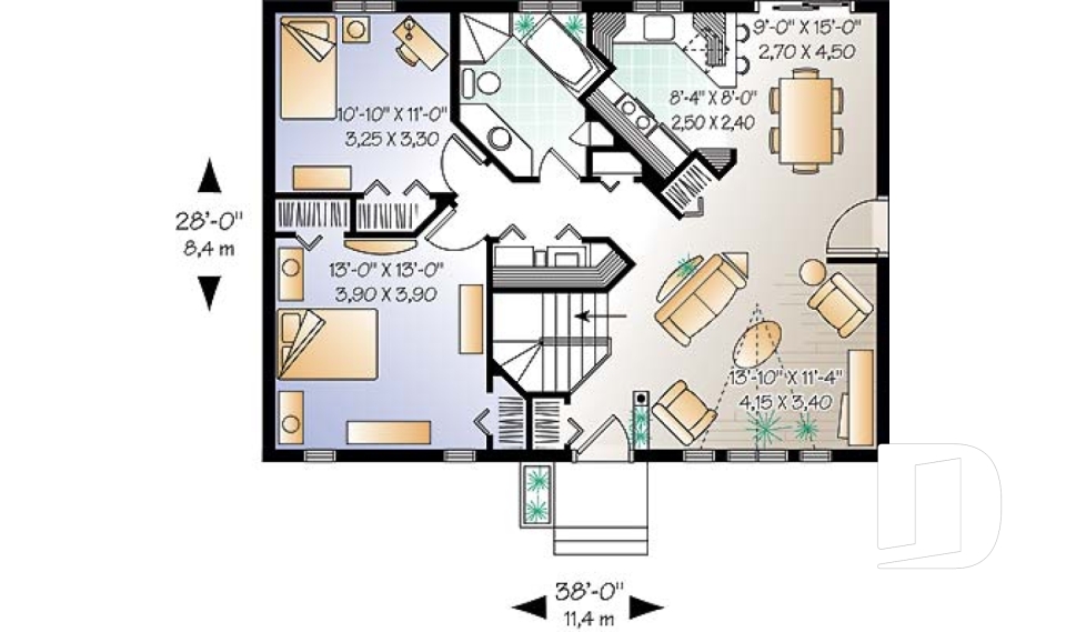 Rez-de-chaussée -  - Constantin