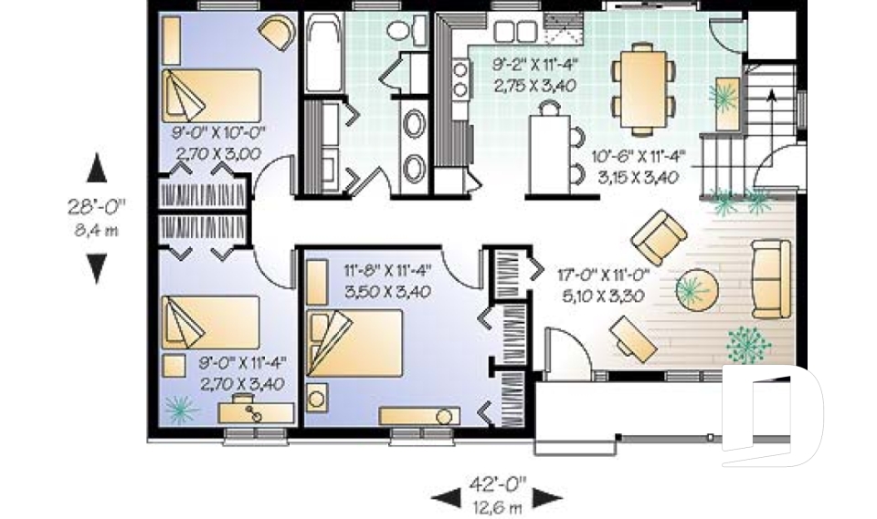 Rez-de-chaussée -  - Beaulieu