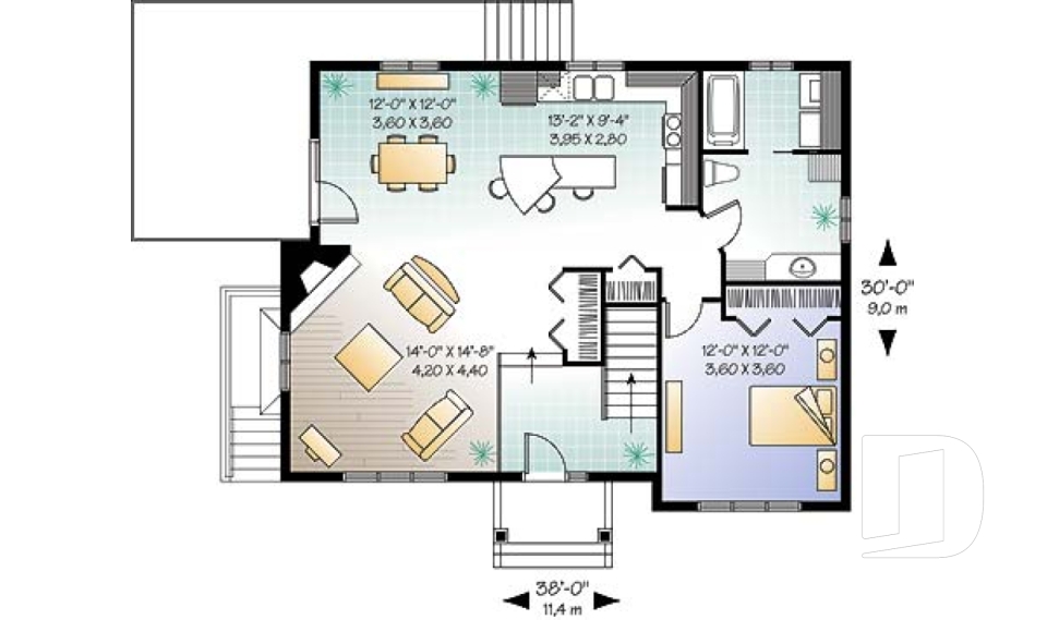 Rez-de-chaussée -  - Le Cape