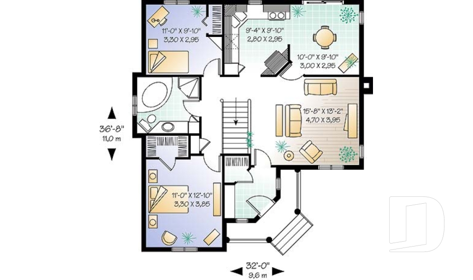 Rez-de-chaussée -  - Gabrielle