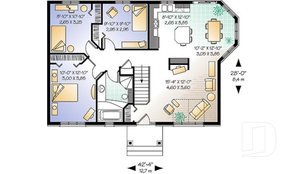 Rez-de-chaussée -  - Riverais 2