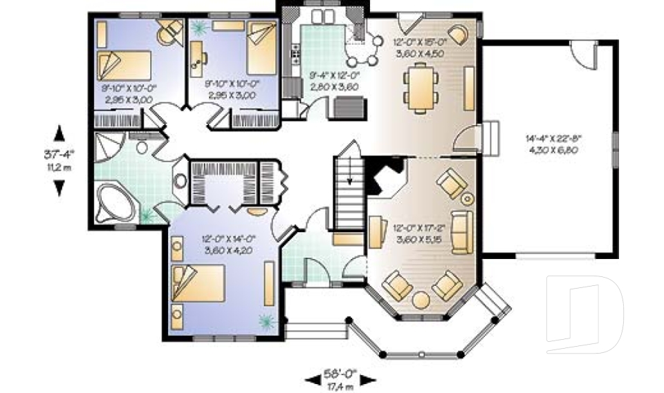 Rez-de-chaussée -  - Corbière