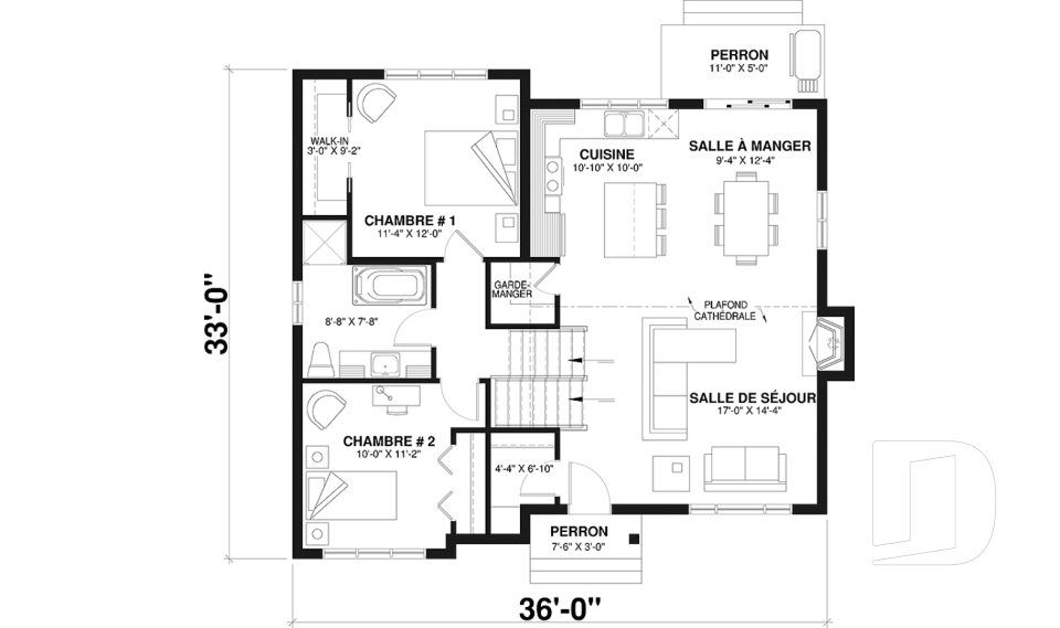 Rez-de-chaussée -  - Ramsay