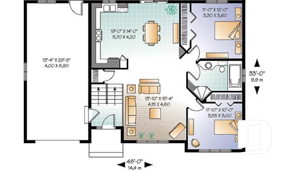 Rez-de-chaussée -  - Madeline 2