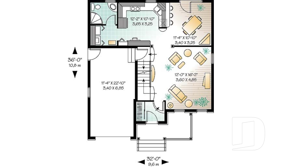 Rez-de-chaussée -  - Archibald 3