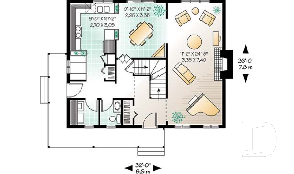 Rez-de-chaussée -  - Beauséjour
