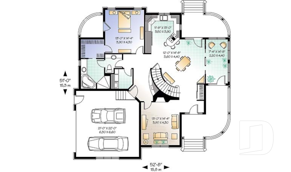 Rez-de-chaussée -  - Hirondelle 2