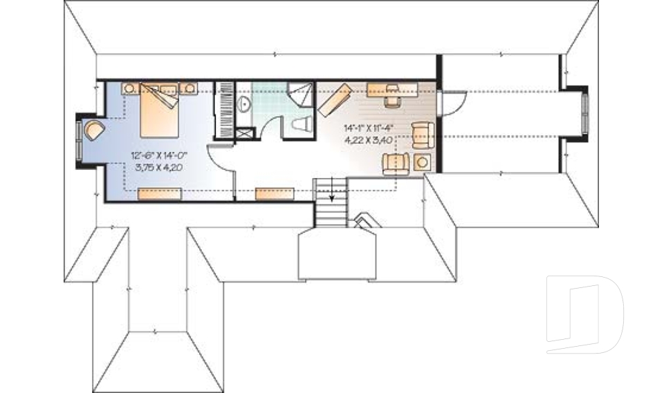 Étage -  - Danville