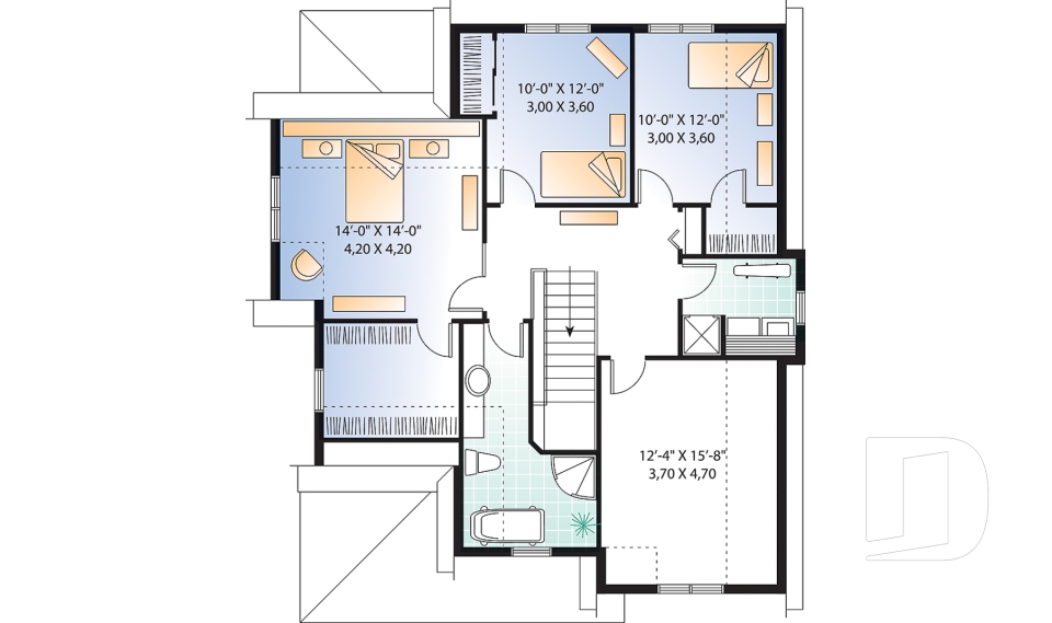 Étage -  - Duvernay 3
