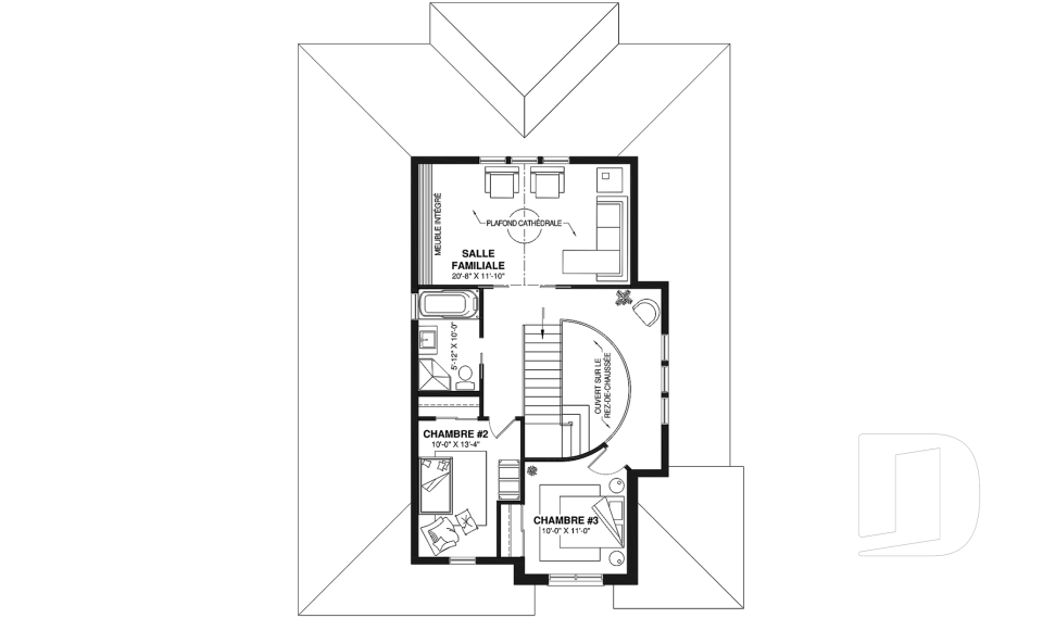 Étage -  - Davenport