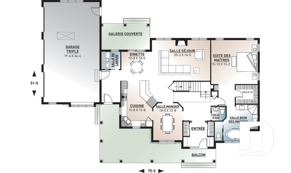 Rez-de-chaussée -  - Cartwright