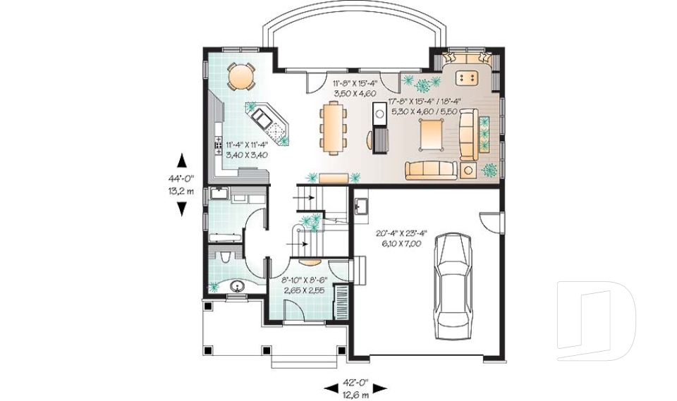 Rez-de-chaussée -  - St-Arnaud