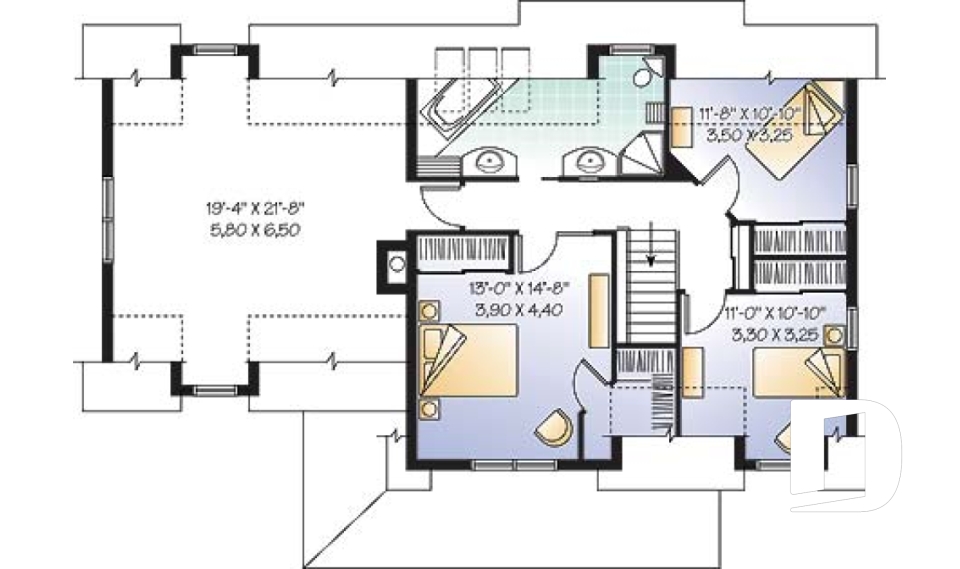 Étage -  - La Prairie