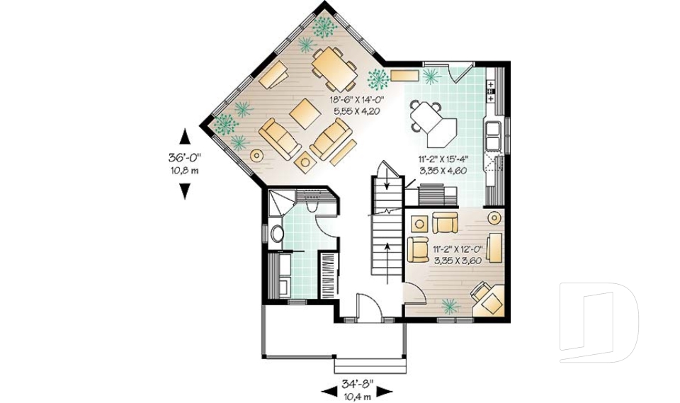 Rez-de-chaussée -  - Elizabeth