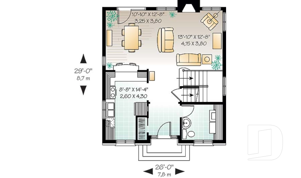 Rez-de-chaussée -  - Cellini