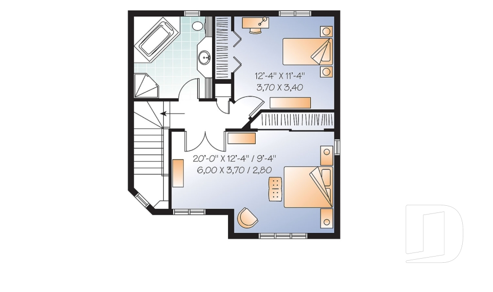 Étage option 2 -  - Beauvais