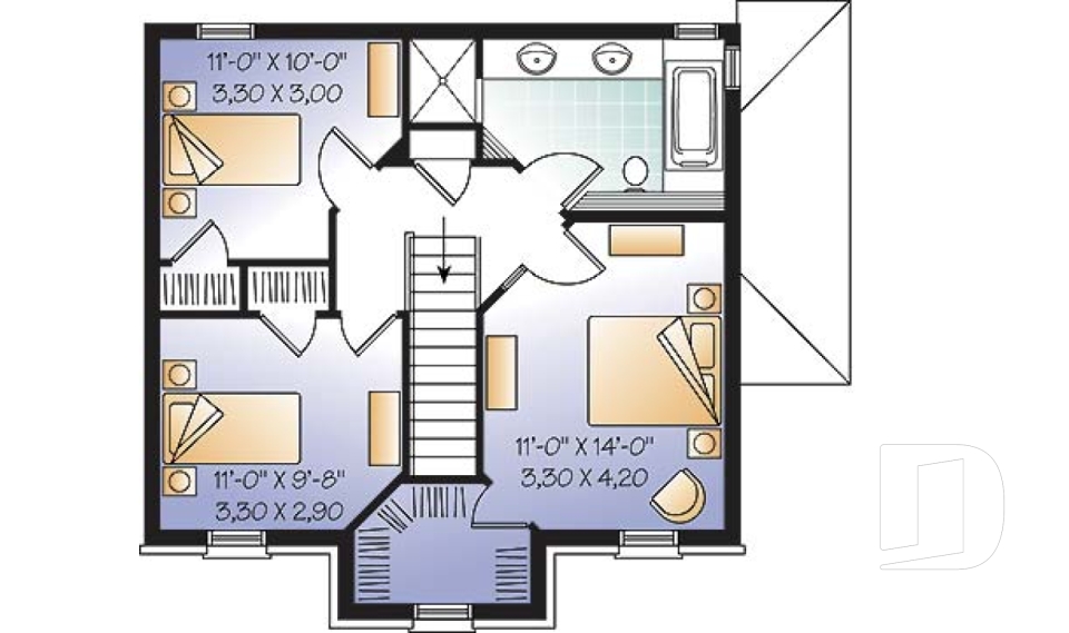 Étage -  - Bernadotte