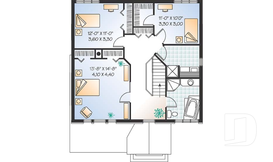 Étage -  - Myrtille