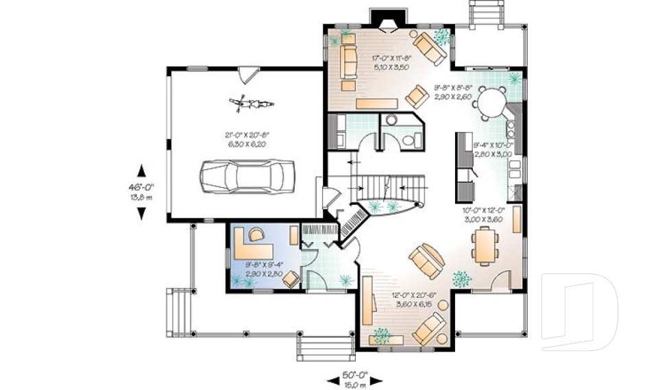 Rez-de-chaussée -  - Palladian