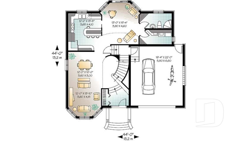 Rez-de-chaussée -  - Rocroy