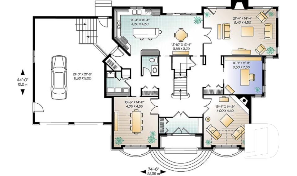 Rez-de-chaussée -  - Doric
