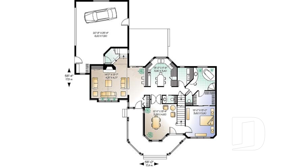 Rez-de-chaussée -  - Portico 4