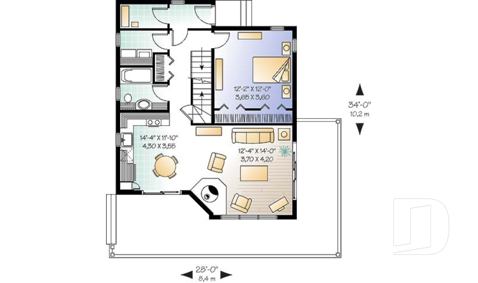 Rez-de-chaussée -  - Lakeview