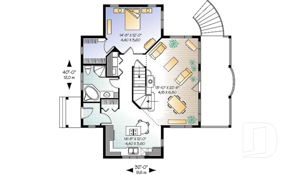 Rez-de-chaussée -  - Longchamp 3