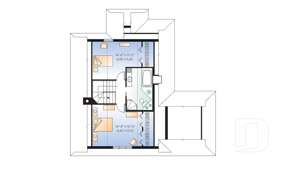 Étage -  - Madelaine 